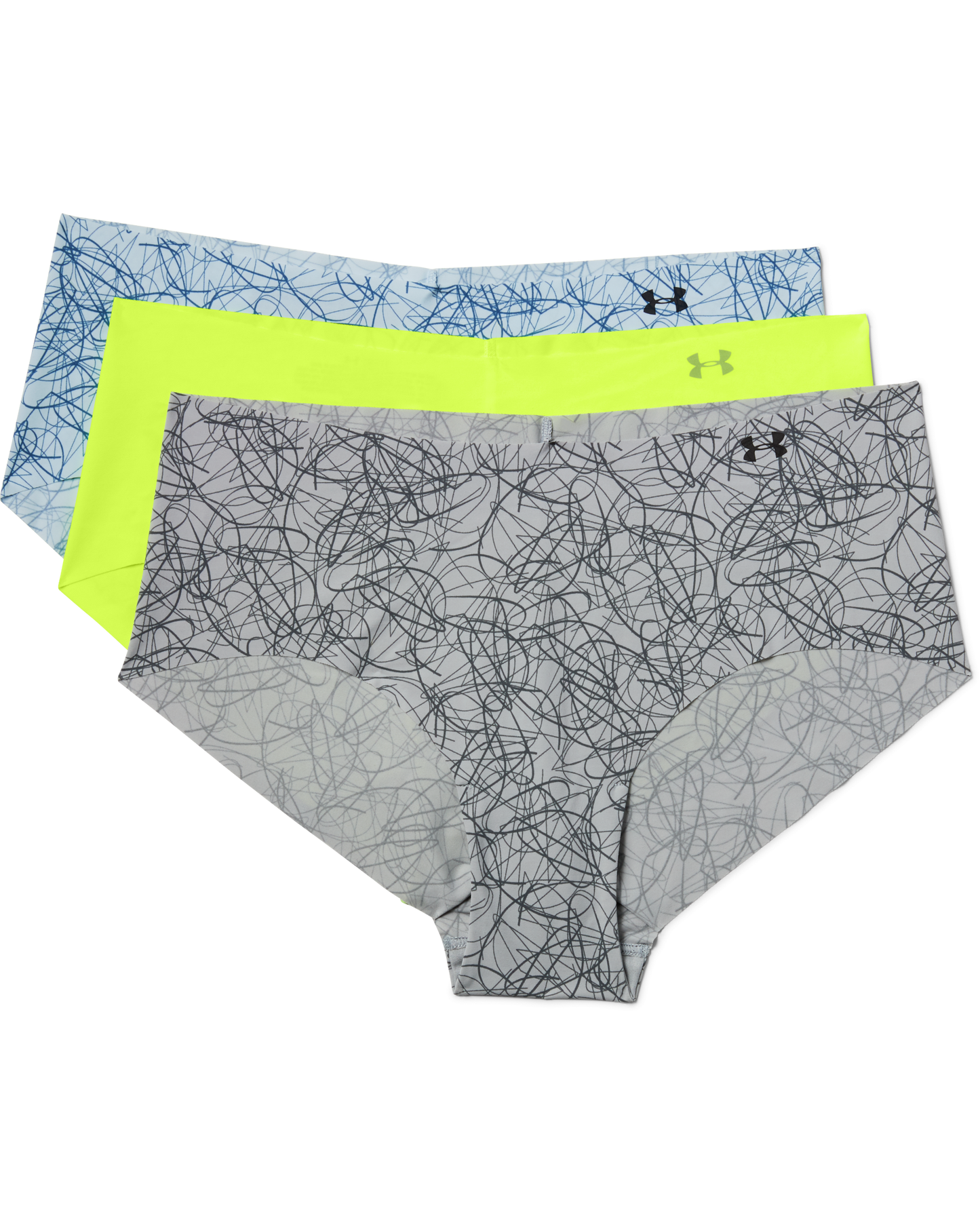 Women's UA Pure Stretch Hipster 3-Pack Printed