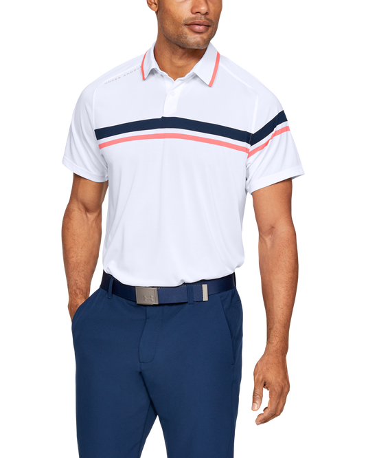 Men's UA Tour Tips Drive Polo Short Sleeve Shirt