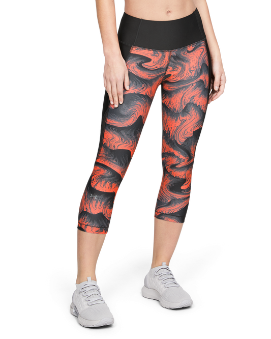 Women's UA HeatGear® Armour Capri Print Leggings