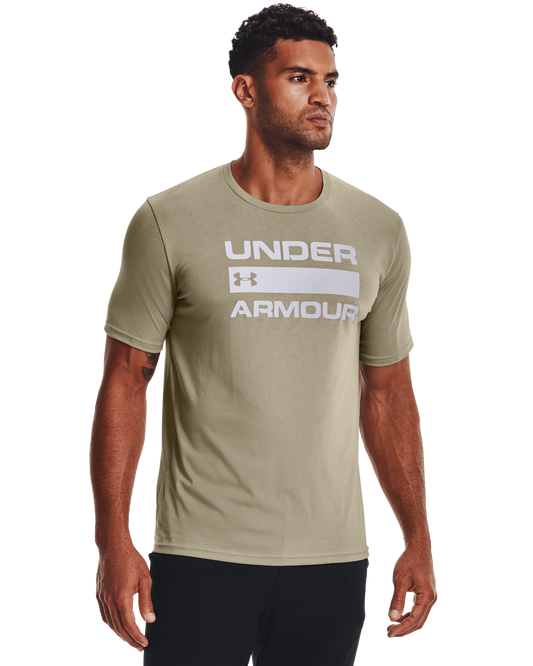 Men's UA Team Issue Wordmark Charged Cotton Short Sleeve