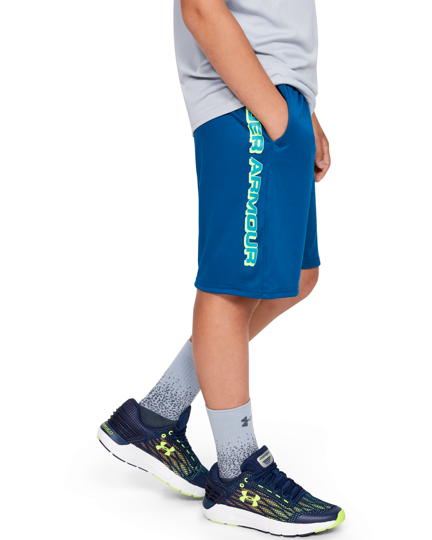 Boys' UA Prototype Wordmark Shorts