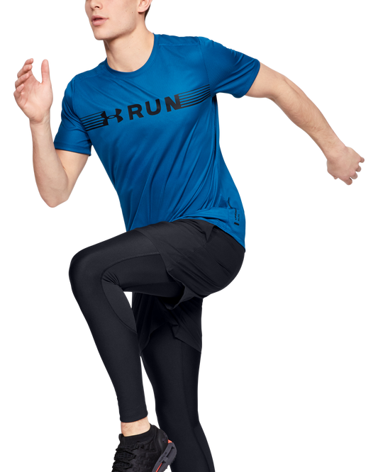 Men's UA Run Warped Short Sleeve Shirt