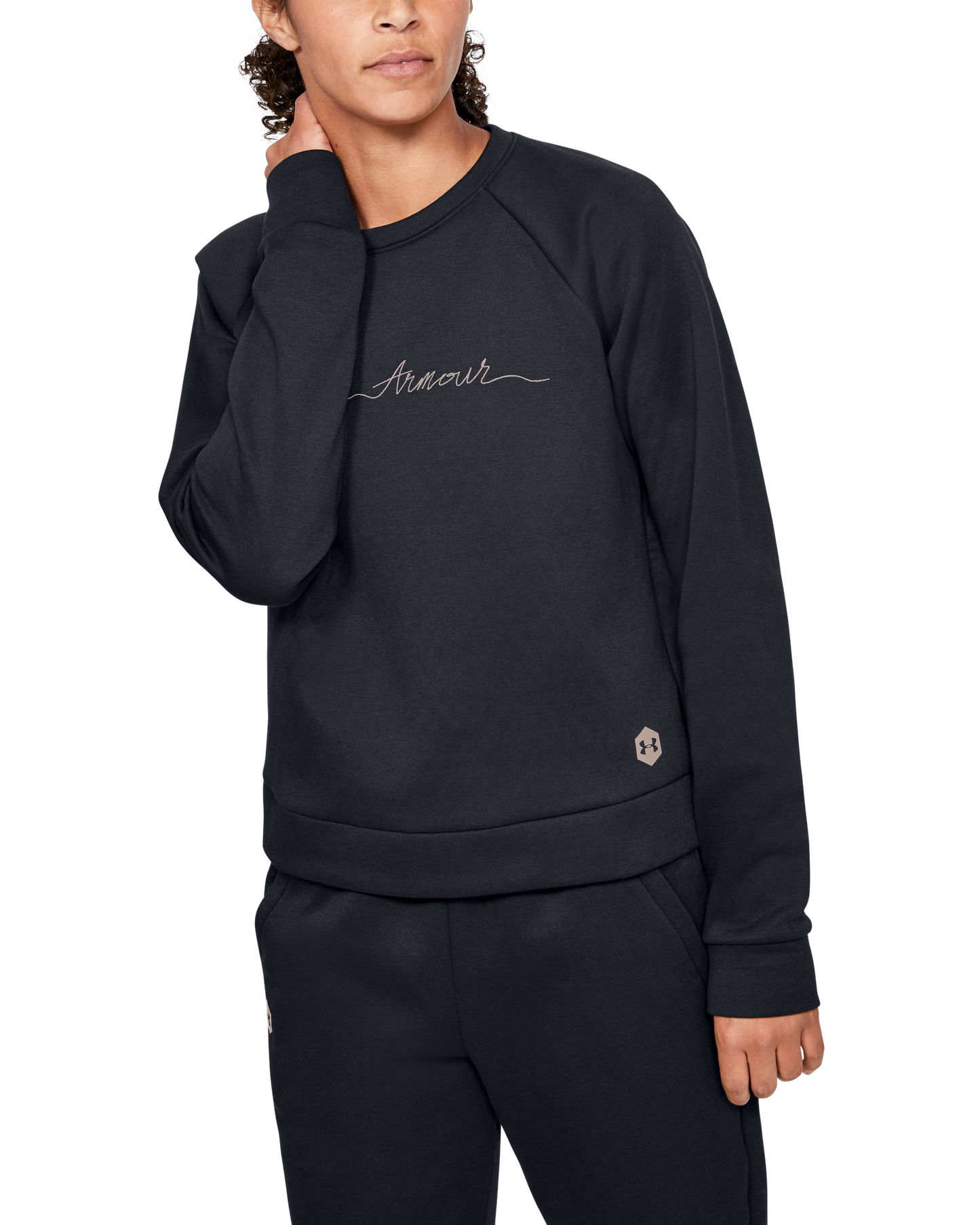 Women's UA RECOVER™ Fleece Script Crew