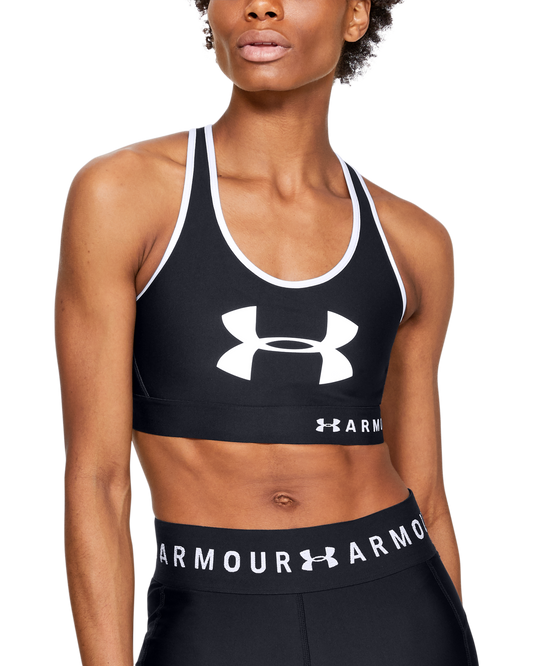 Women's Armour® Mid Keyhole Graphic Sports Bra