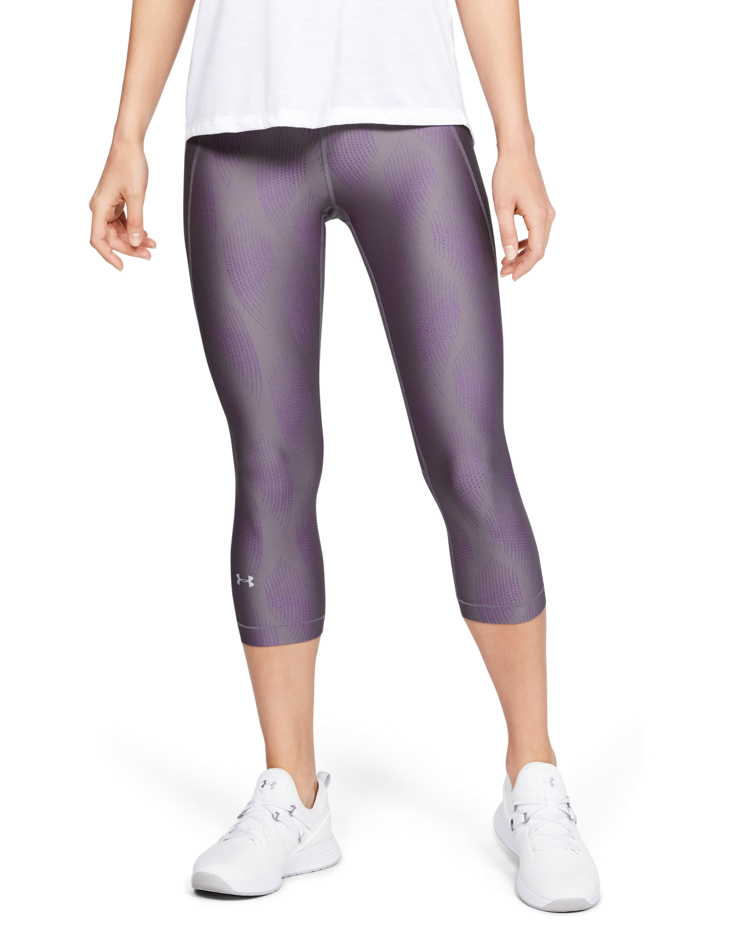 Women's HeatGear® Armour  Metallic Capri