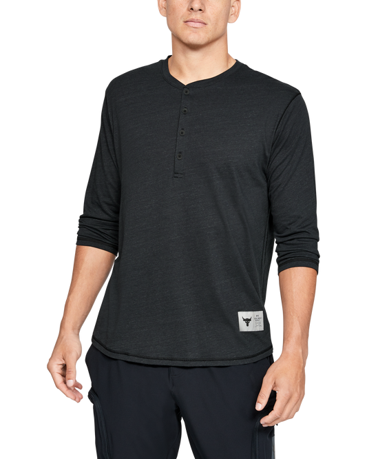 Men's UA Project Rock 3/4 Sleeve Henley