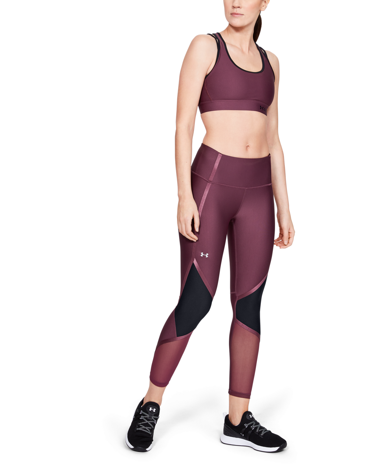 Women's UA HeatGear® Armour Shine Ankle Crop