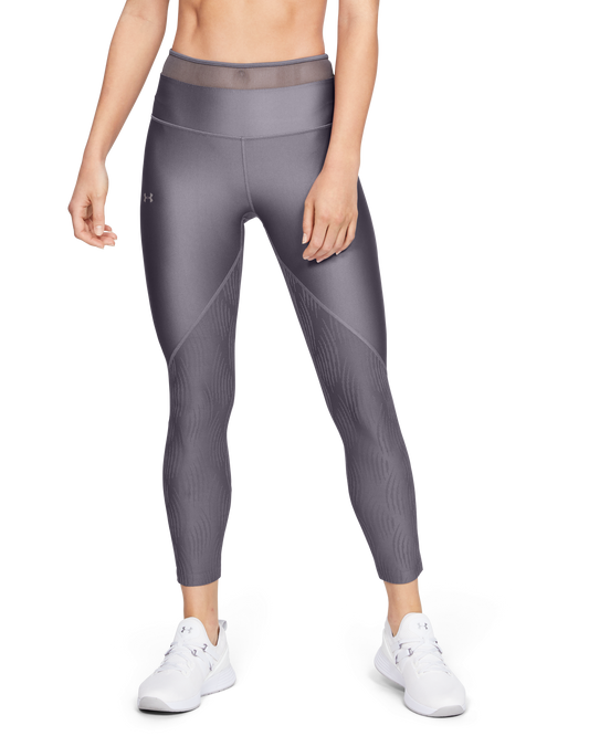 Women's UA HeatGear® Armour Jacquard Ankle Crop