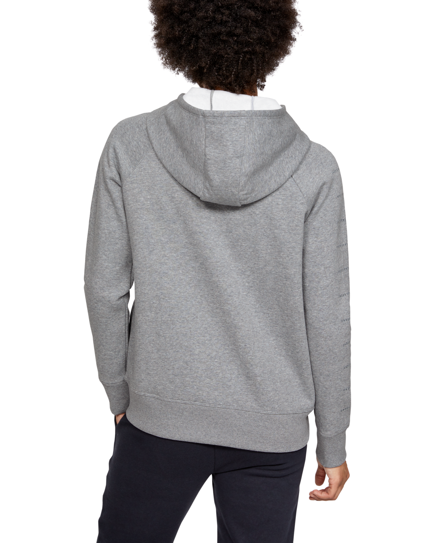 Women's UA Rival Fleece Sportstyle LC Graphic Full Zip Long Sleeve