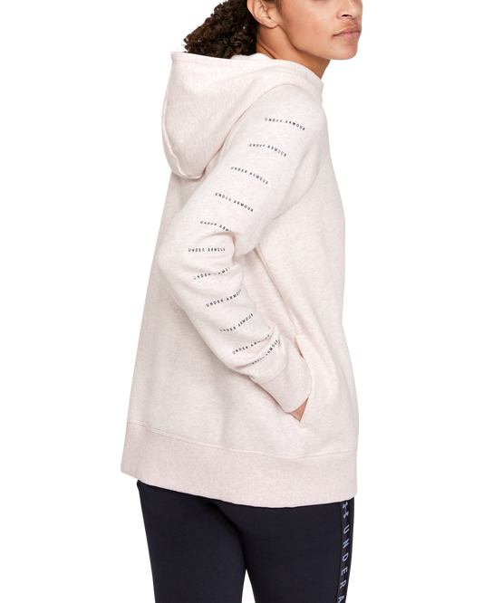 Women's UA Rival Fleece Sportstyle LC Graphic Full Zip Long Sleeve