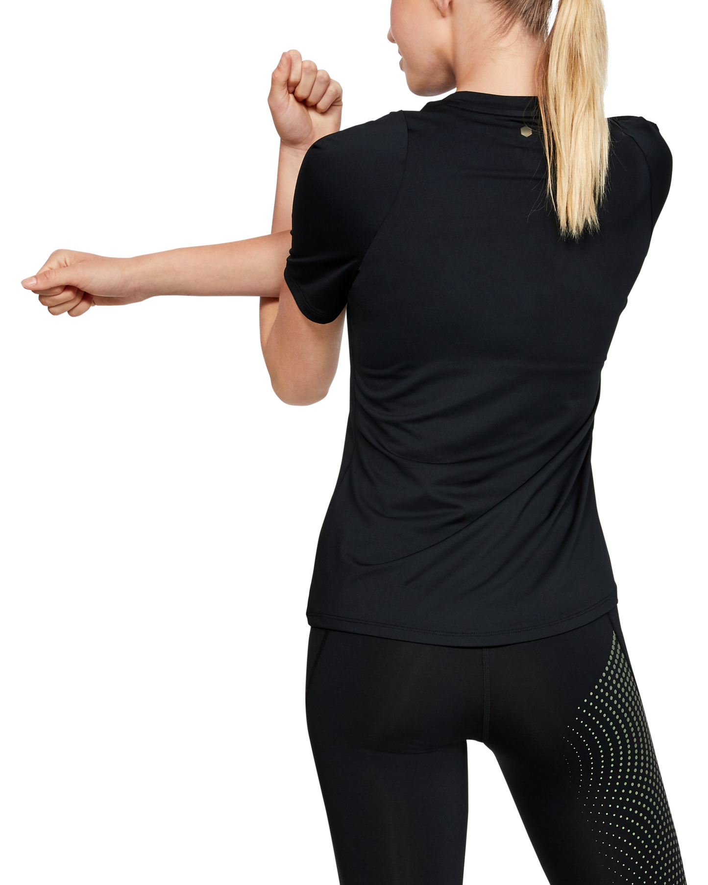 Women's UA RUSH™ Short Sleeve Hex Ombre Graphic