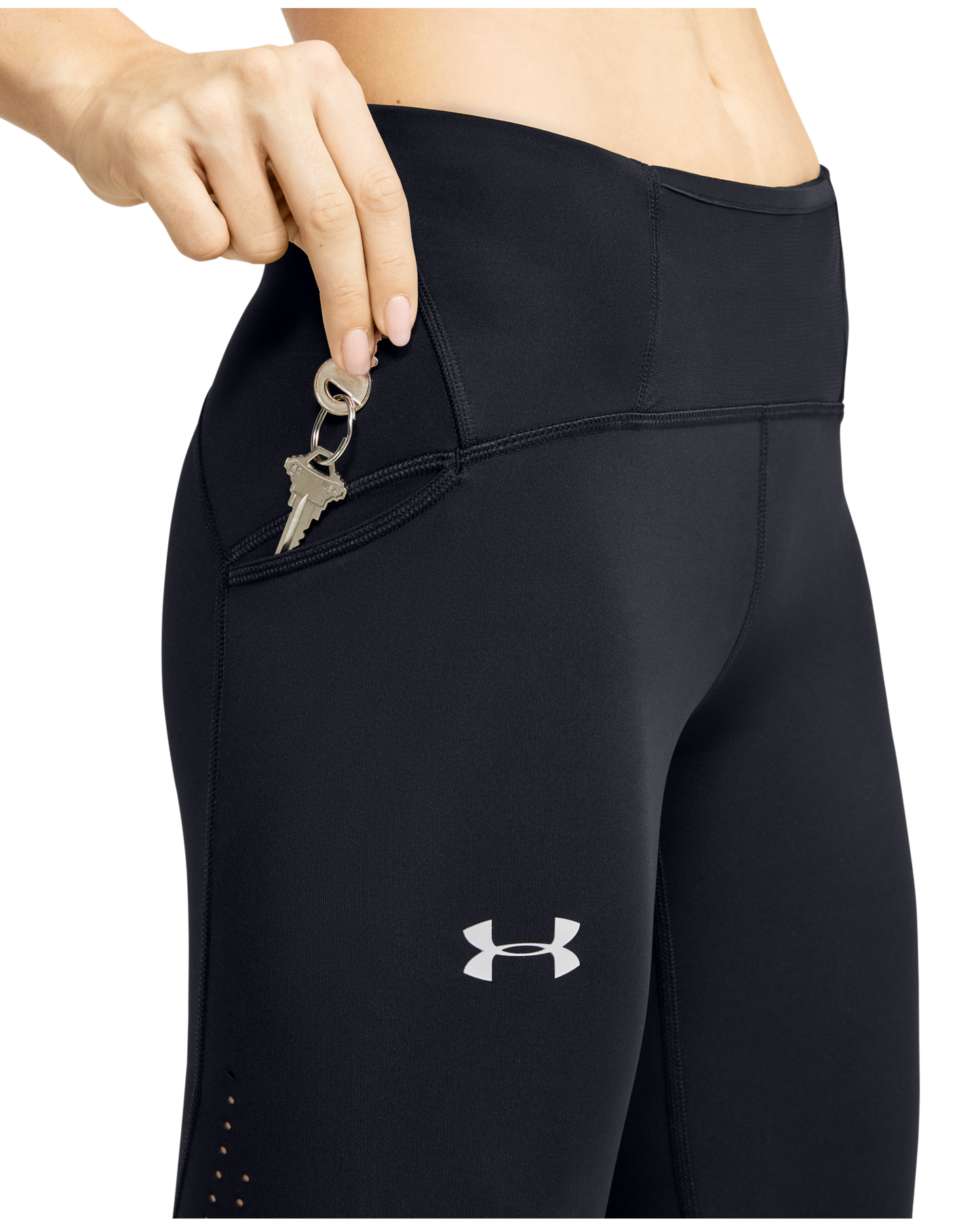 Women's UA Qualifier Speedpocket Perforated Crop