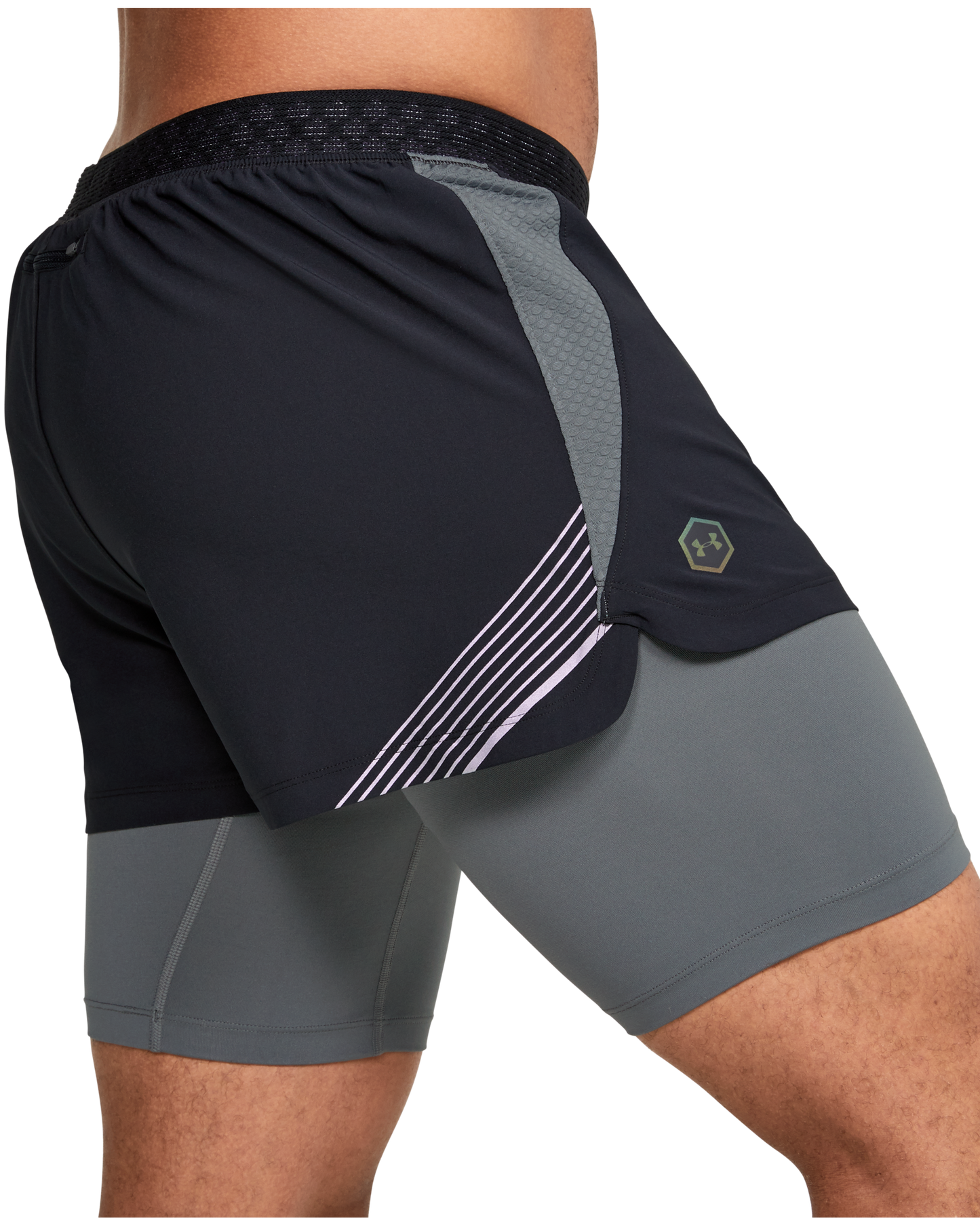 Men's UA RUSH™ Run 2-in-1 Shorts