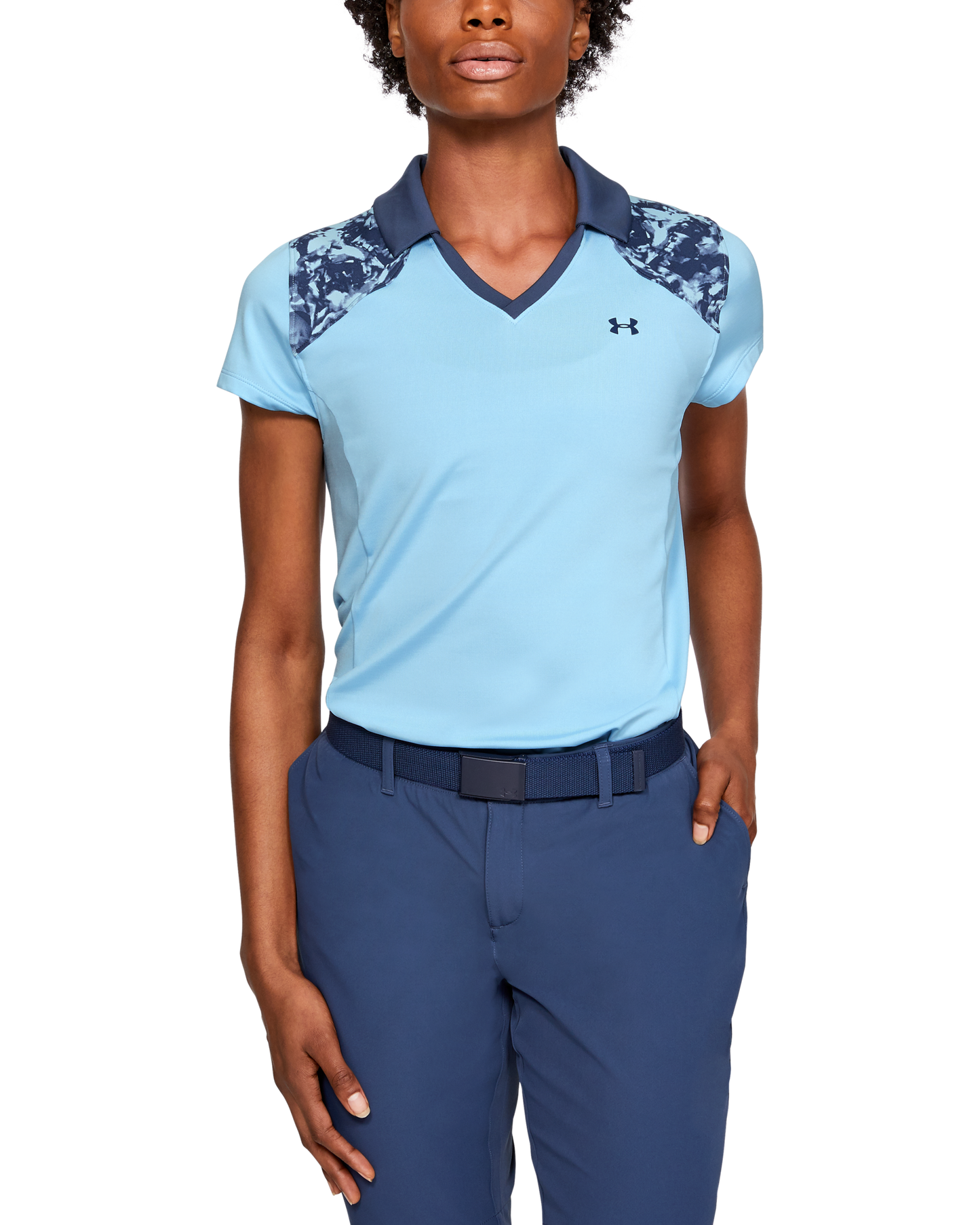 Women's UA Zinger Blocked Polo