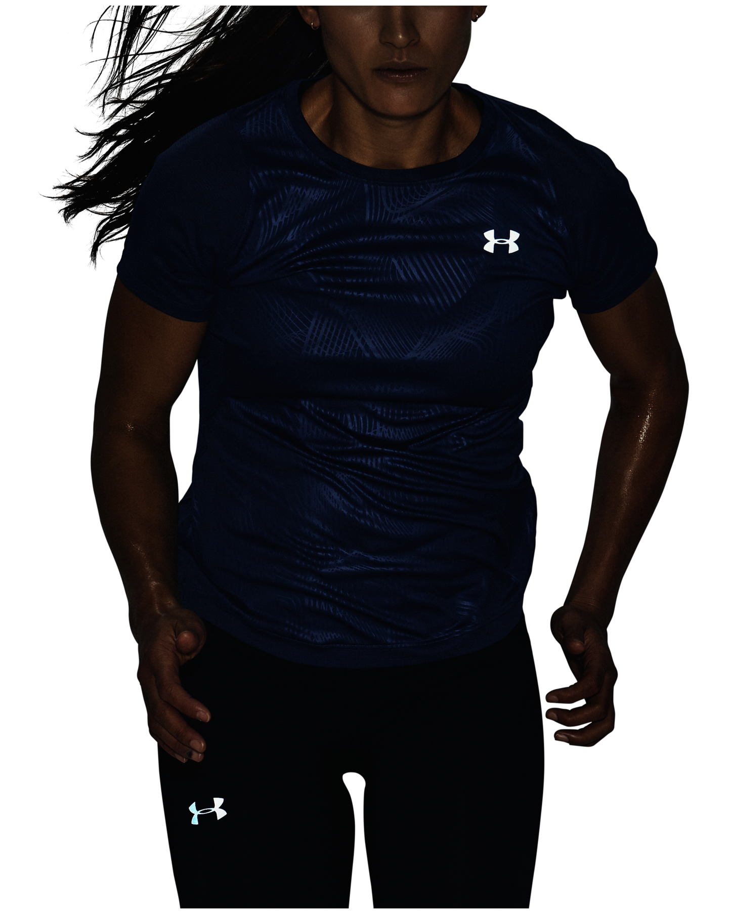 Women's UA Qualifier Iso-Chill Embossed Short Sleeve