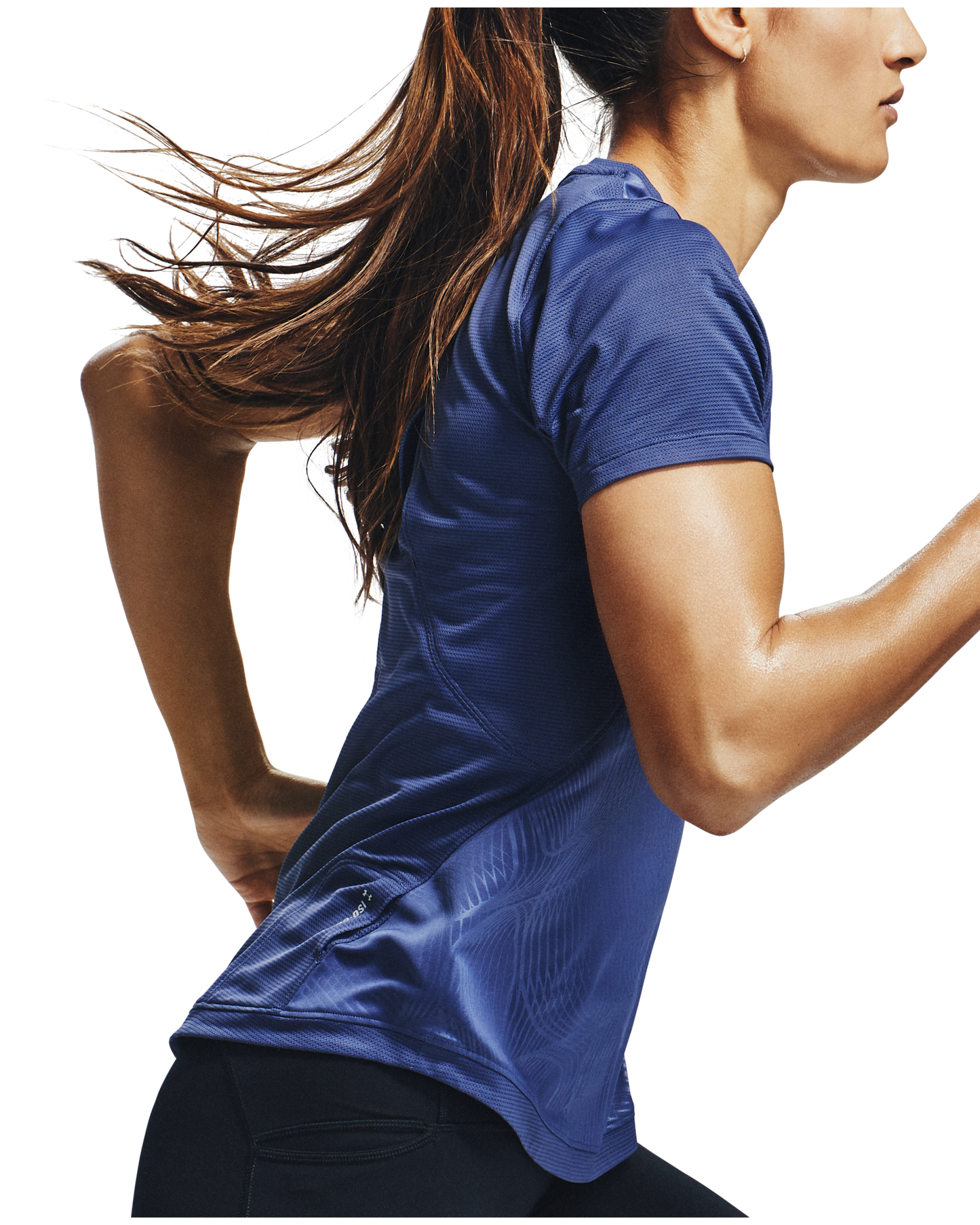 Women's UA Qualifier Iso-Chill Embossed Short Sleeve