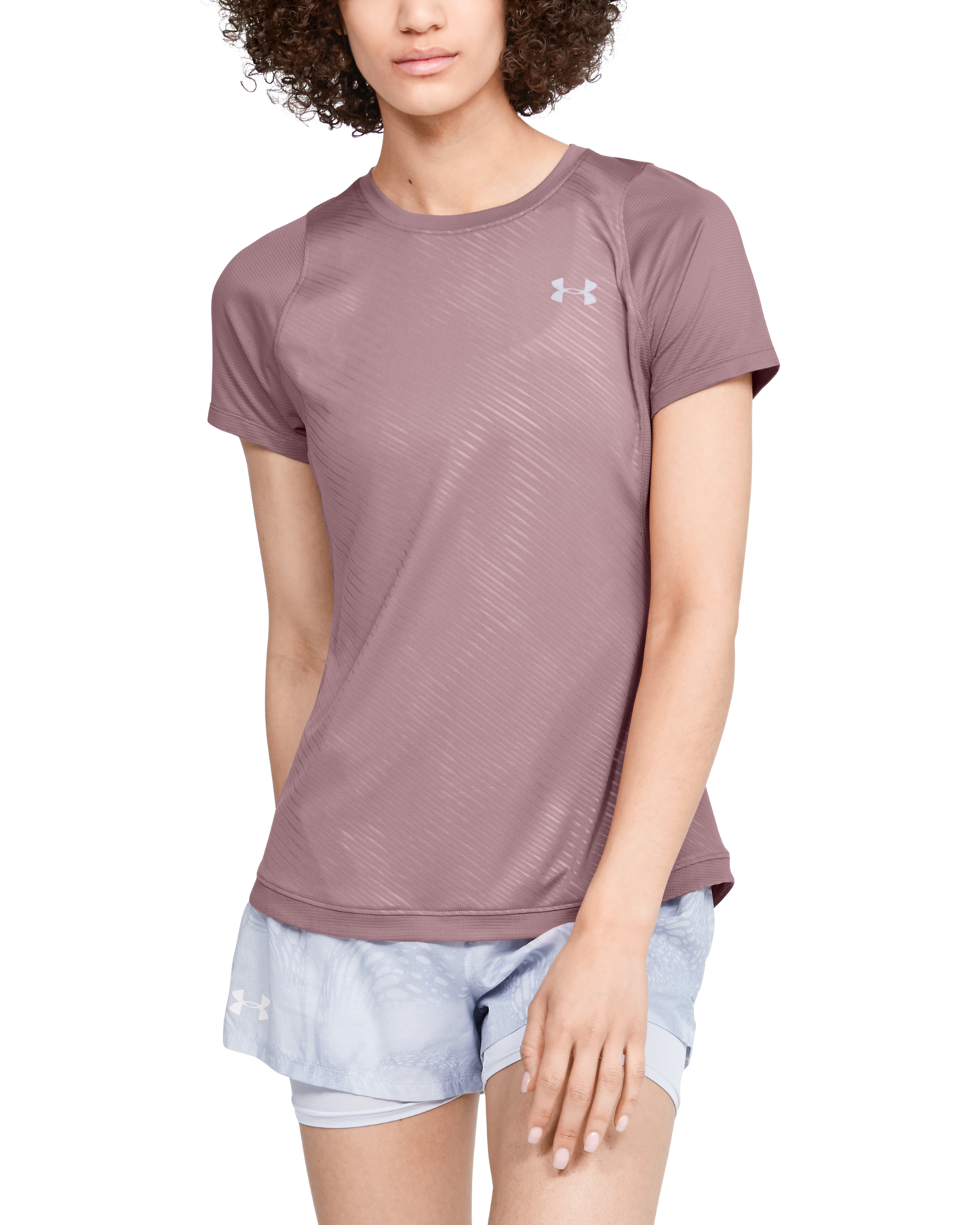 Women's UA Qualifier Iso-Chill Embossed Short Sleeve