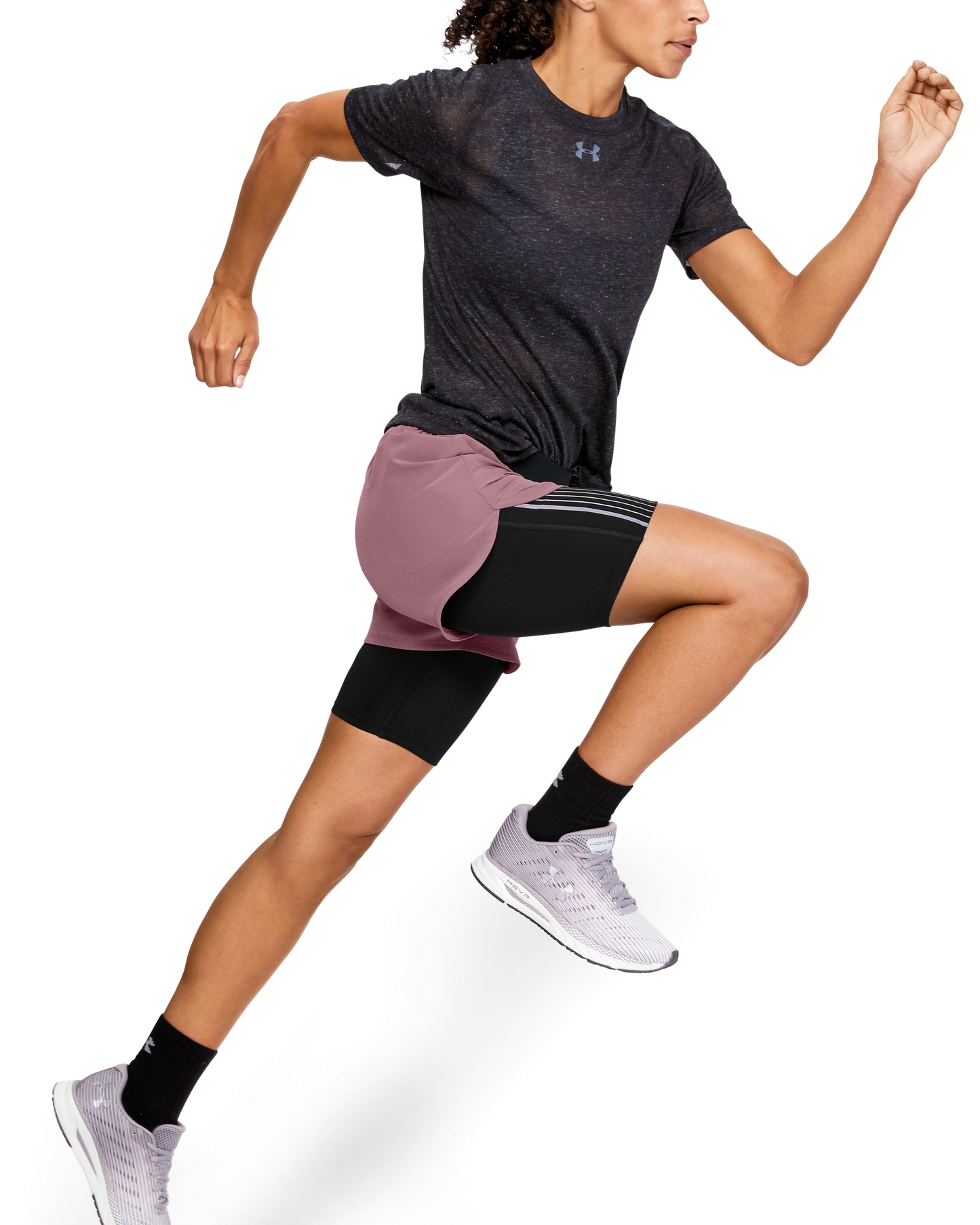 Women's UA RUSH™ Run 2-in-1 Shorts