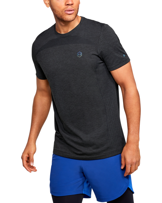 Men's UA RUSH™ Seamless Fitted Short Sleeve