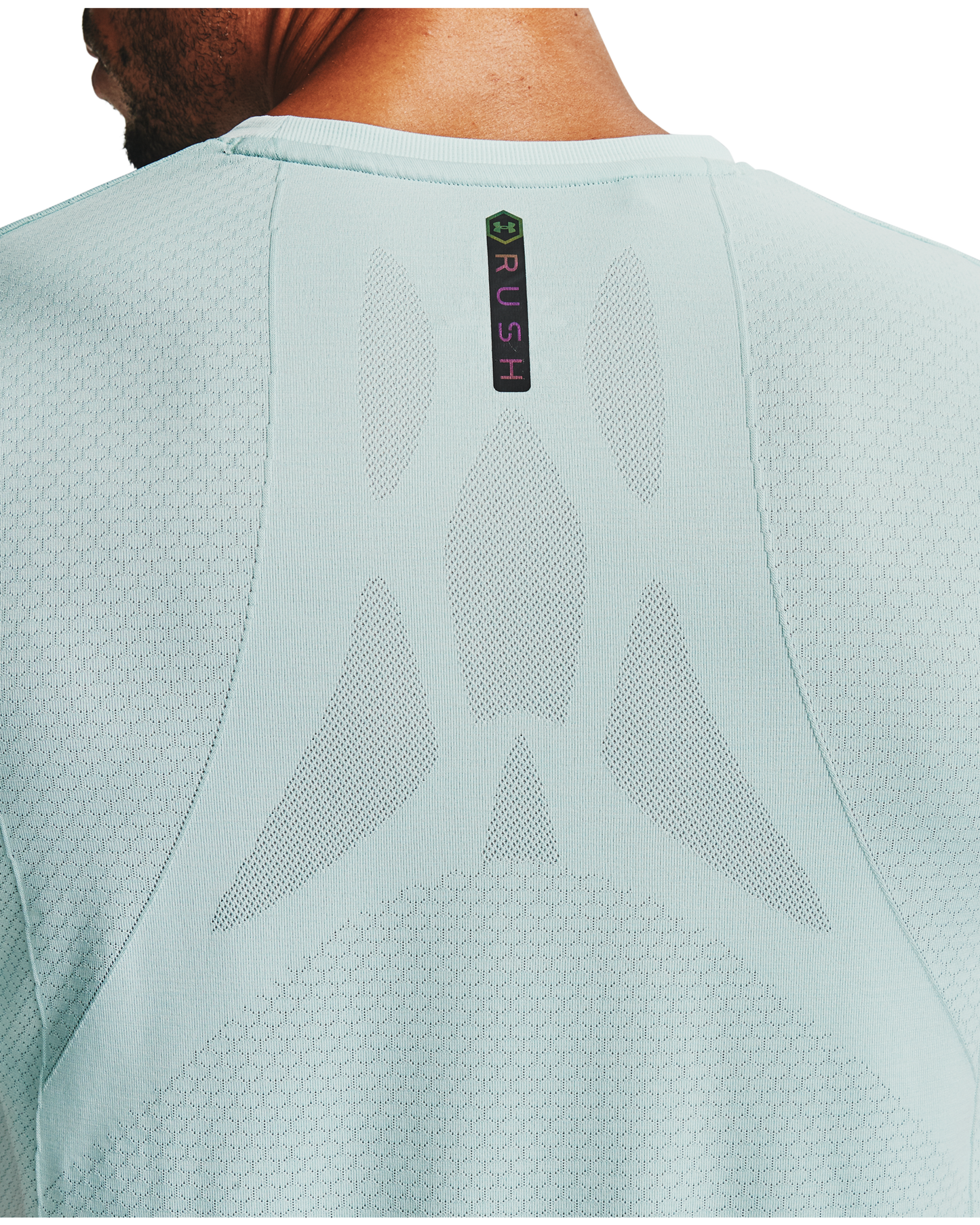 Men's UA RUSH™ Seamless Fitted Short Sleeve