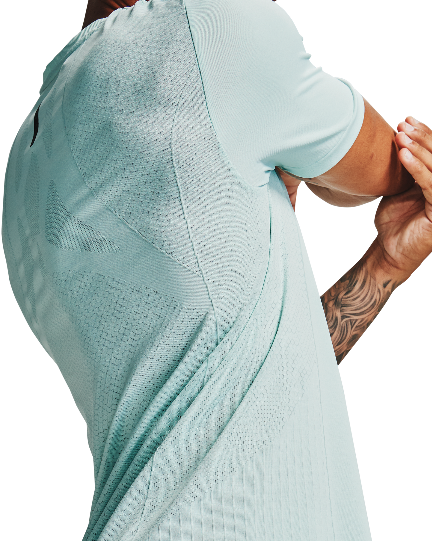 Men's UA RUSH™ Seamless Fitted Short Sleeve