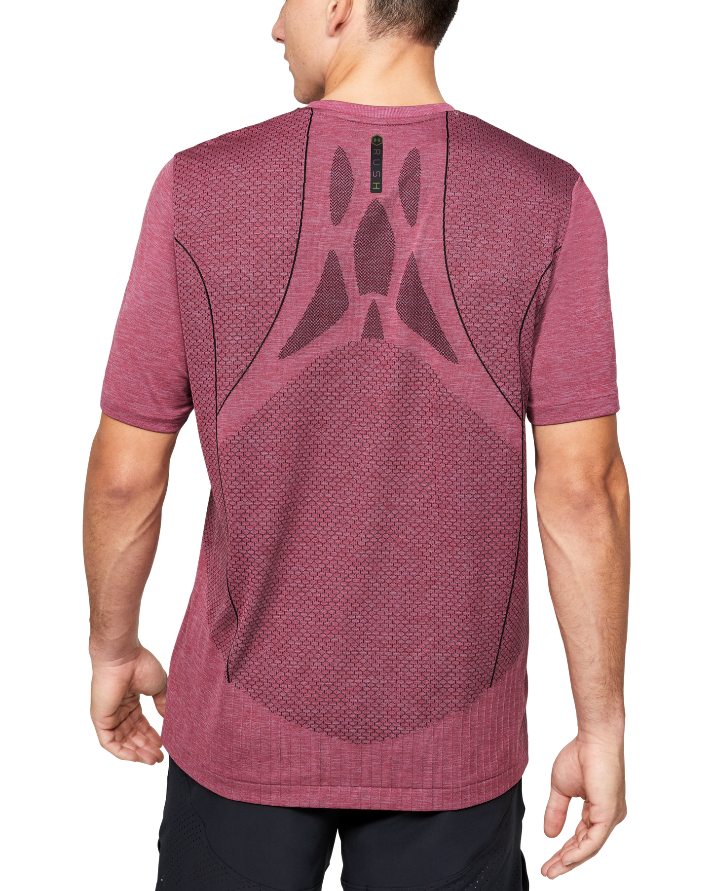 Men's UA RUSH™ Seamless Fitted Short Sleeve
