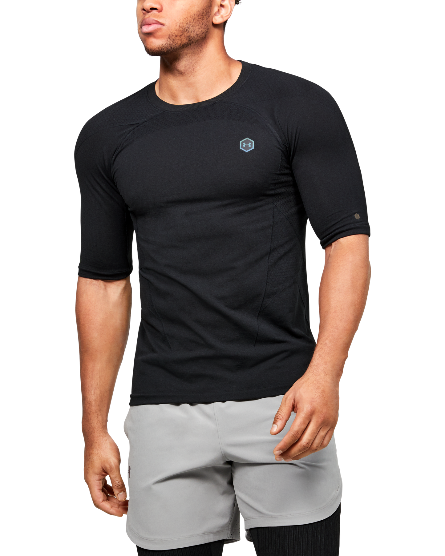 Men's UA RUSH™ Seamless Compression Short Sleeve