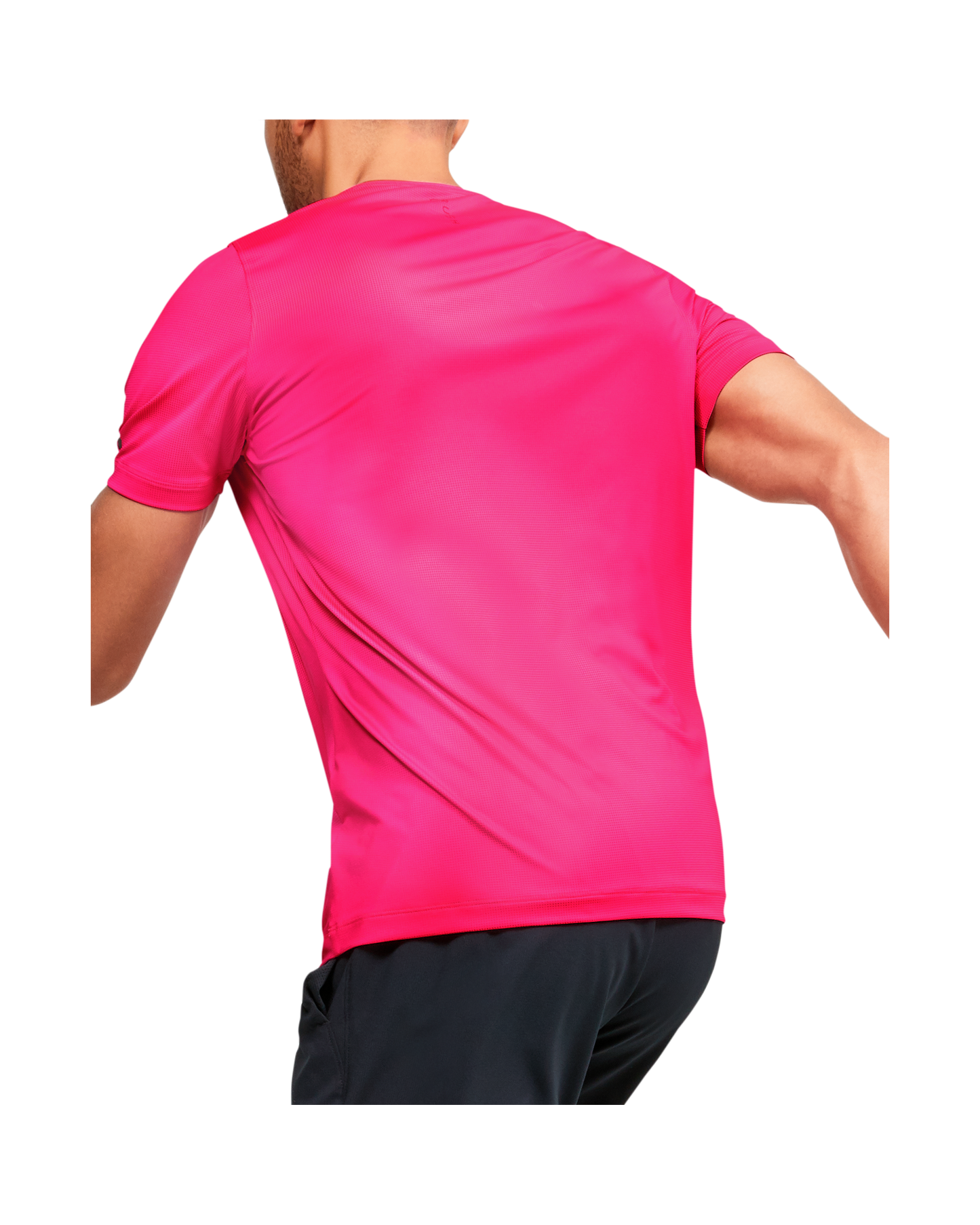 Men's UA RUSH™ HeatGear® Fitted Short Sleeve Printed