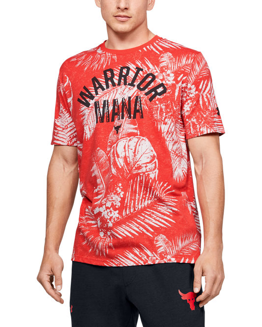 Men's Project Rock Aloha Camo Short Sleeve