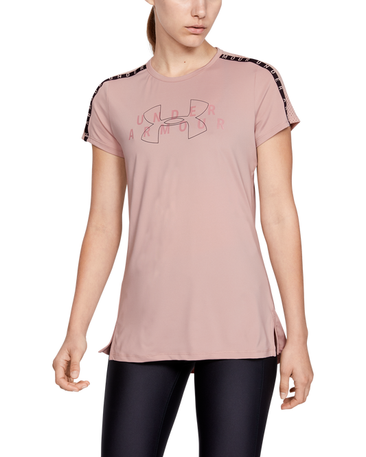 Women's UA HeatGear® Armour Sport Branded Short Sleeve Shirt