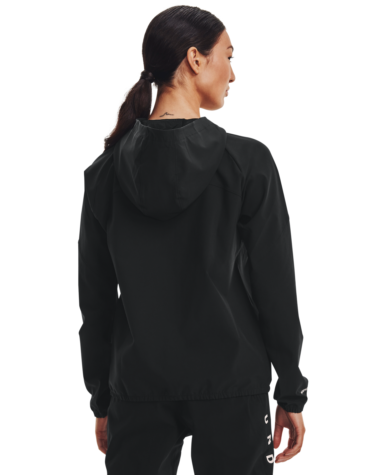 Women's UA Woven Branded Full Zip Hoodie