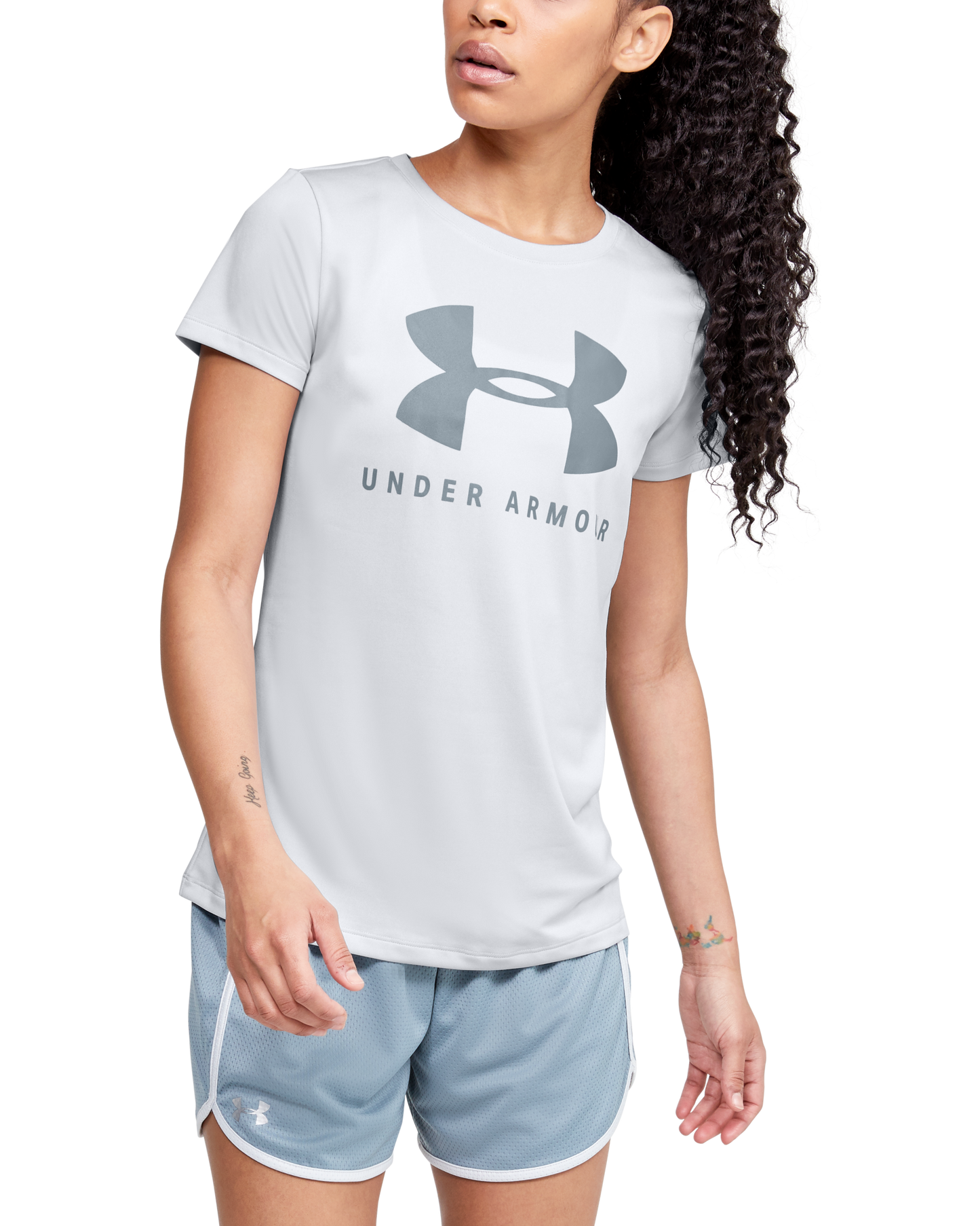 Women's UA Tech™ Logo Graphic Crew Short Sleeve Shirt
