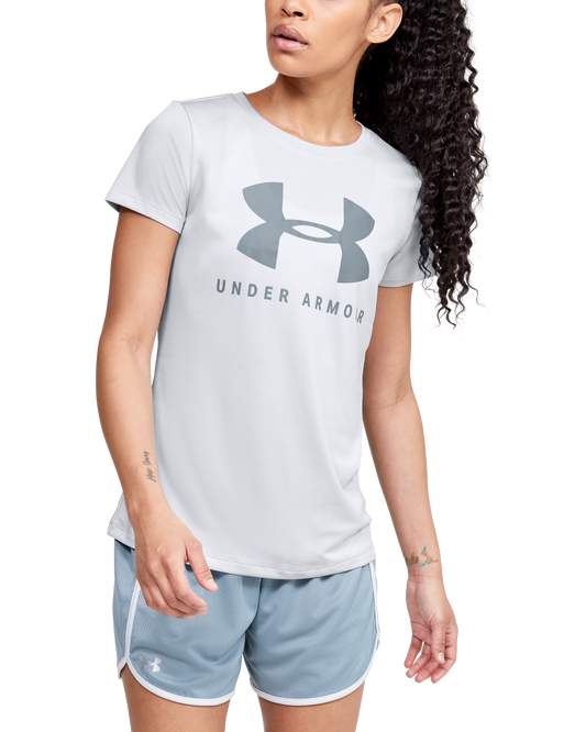 Women's UA Tech™ Logo Graphic Crew Short Sleeve Shirt