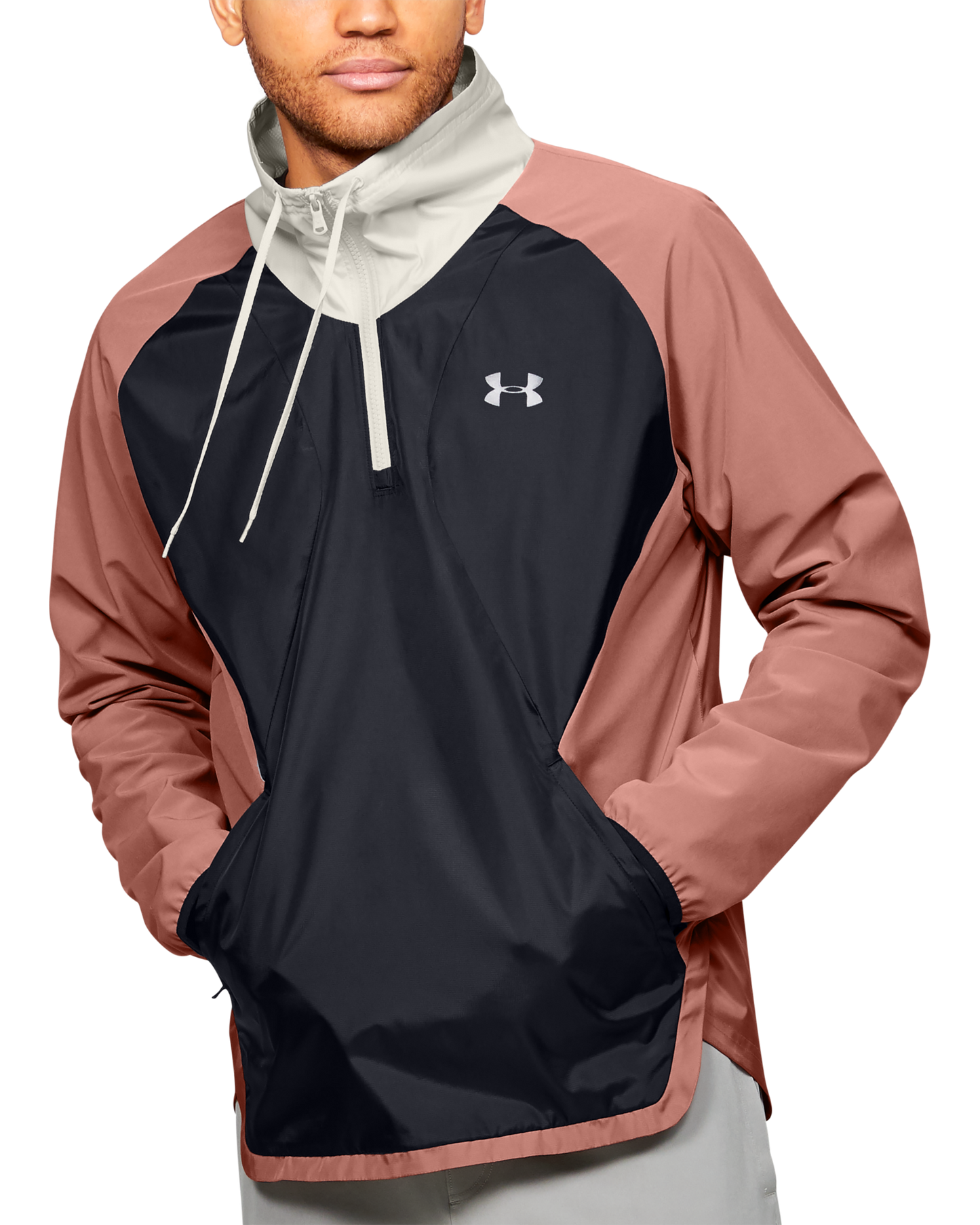 Men's UA Stretch Woven ½ Zip Jacket