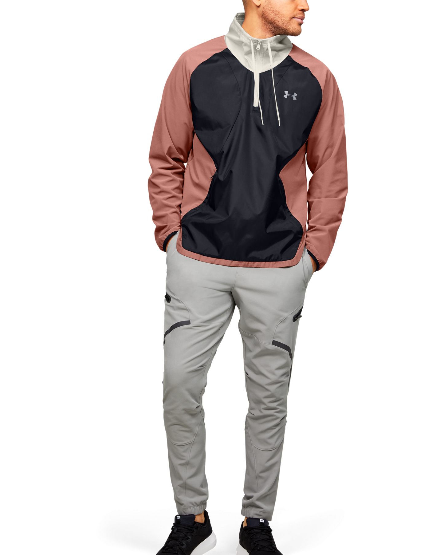 Men's UA Stretch Woven ½ Zip Jacket