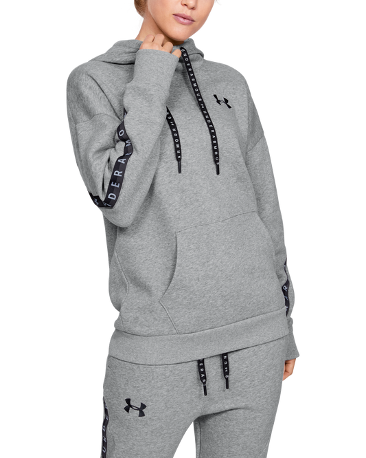 Women's UA Fleece Taped Wordmark Hoodie