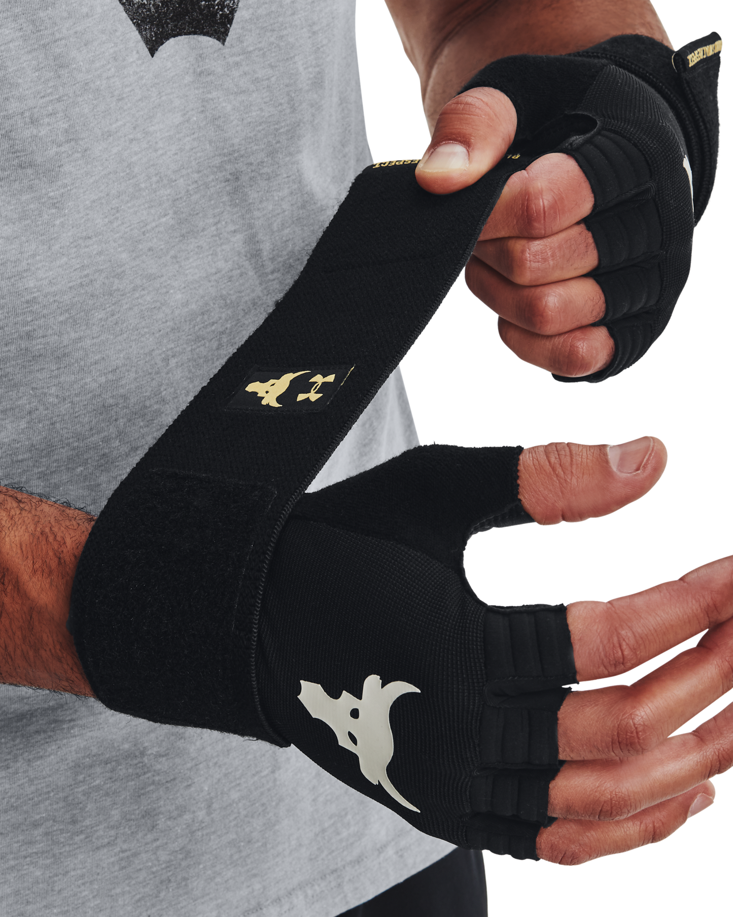 Men's UA Project Rock Training Gloves