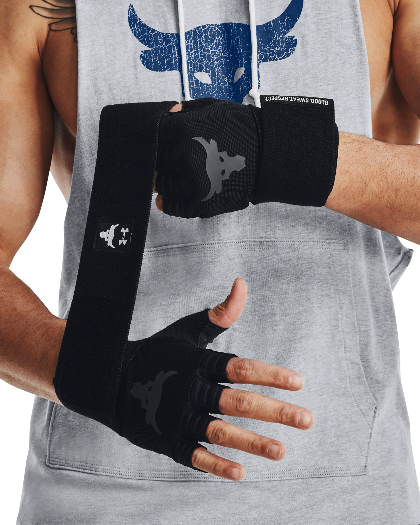 Men's UA Project Rock Training Gloves