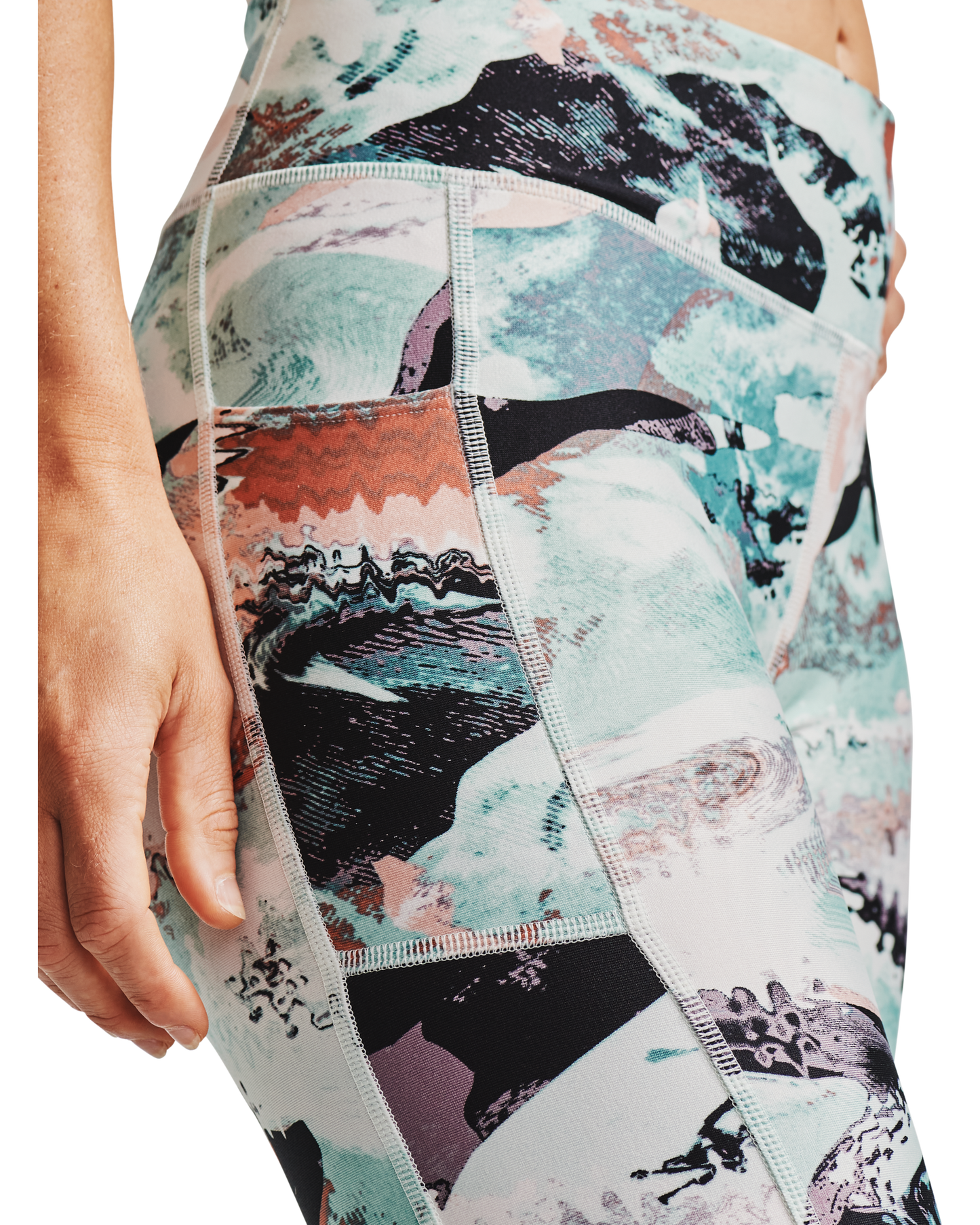 Women's HeatGear® Armour Printed Ankle Crop