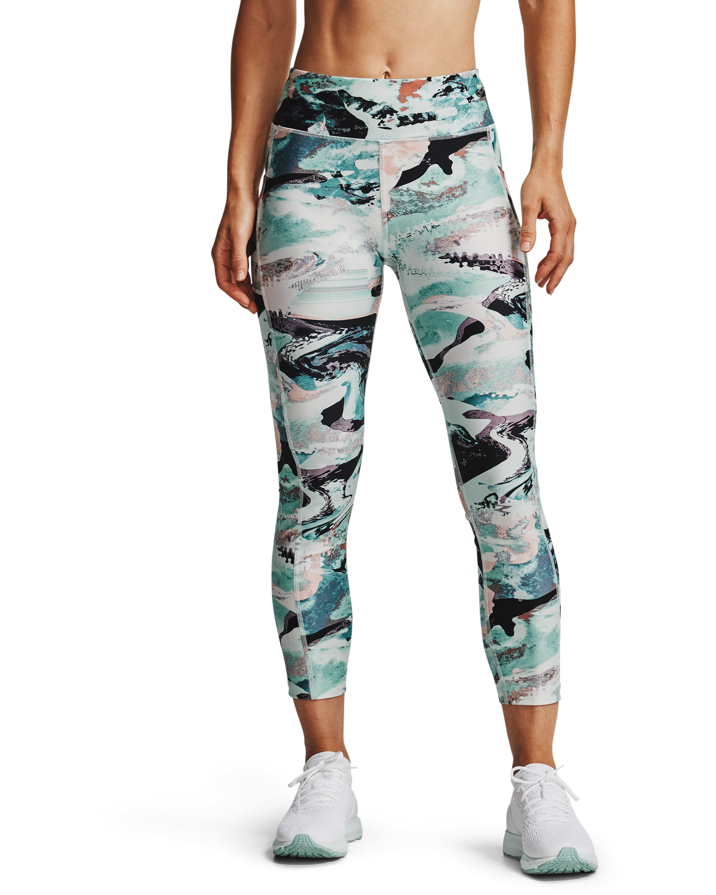 Women's HeatGear® Armour Printed Ankle Crop