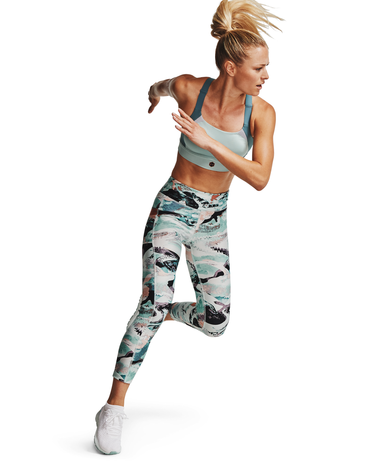 Women's HeatGear® Armour Printed Ankle Crop