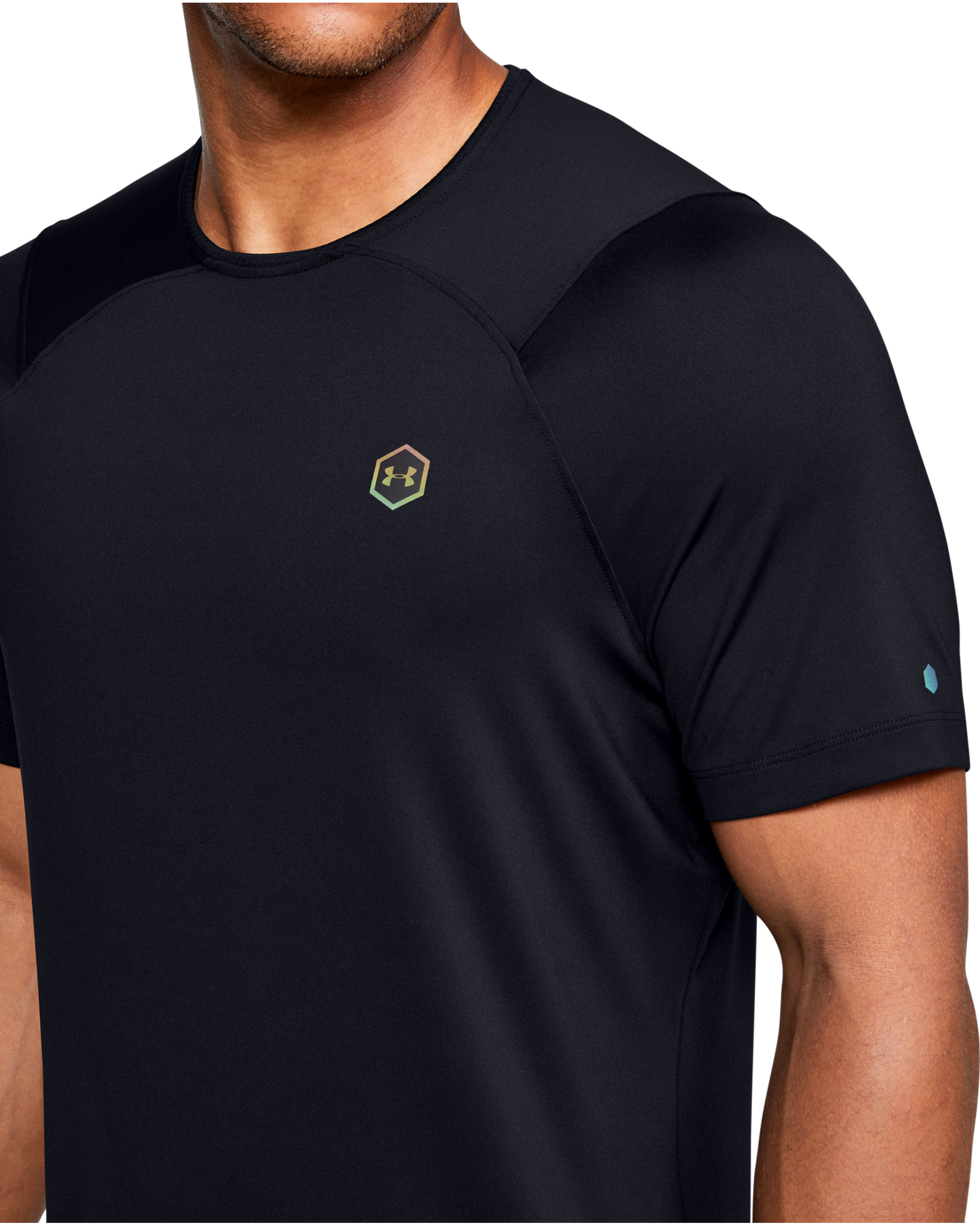 Men's UA RUSH™ HeatGear® Fitted Short Sleeve