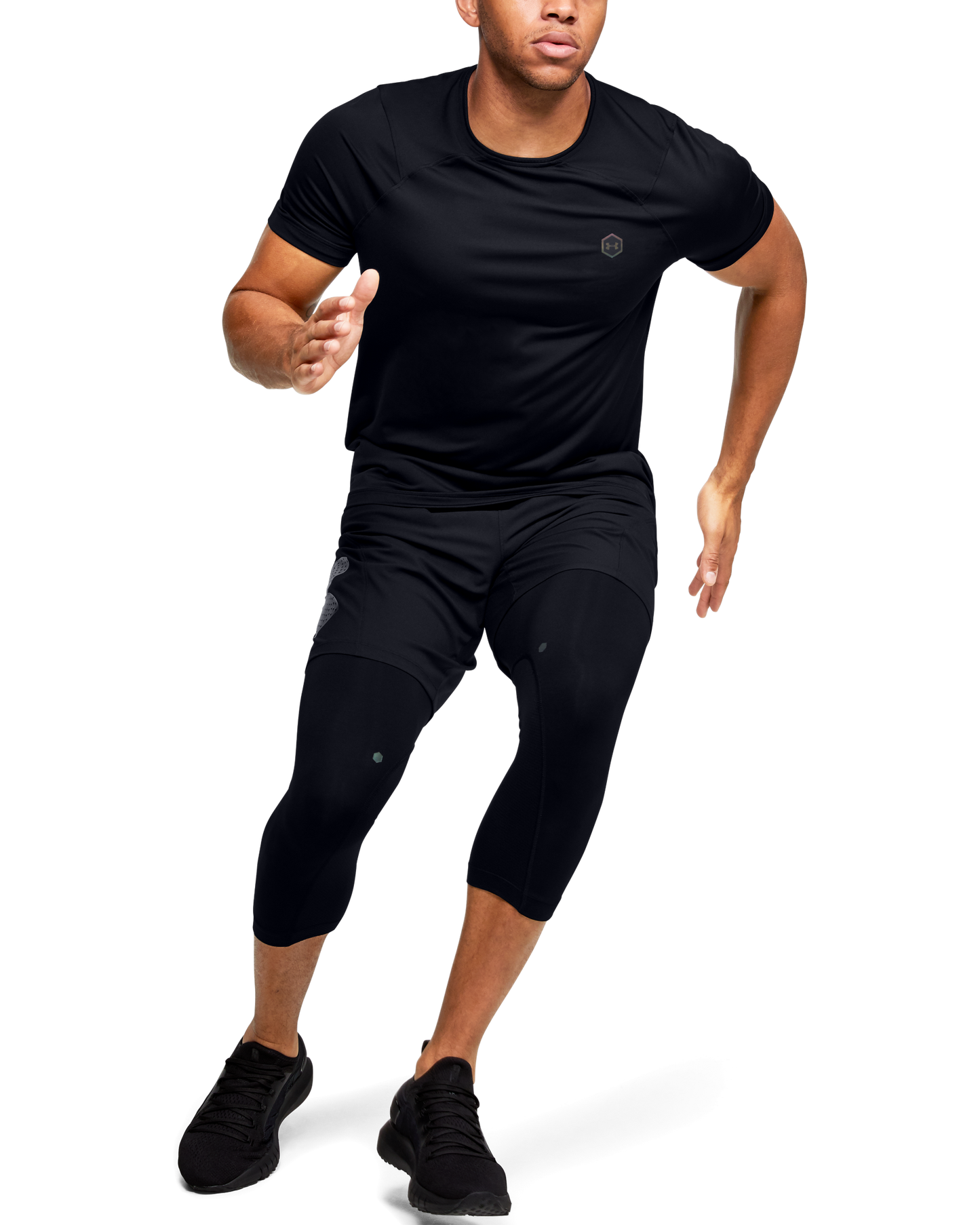 Men's UA RUSH™ HeatGear® Fitted Short Sleeve