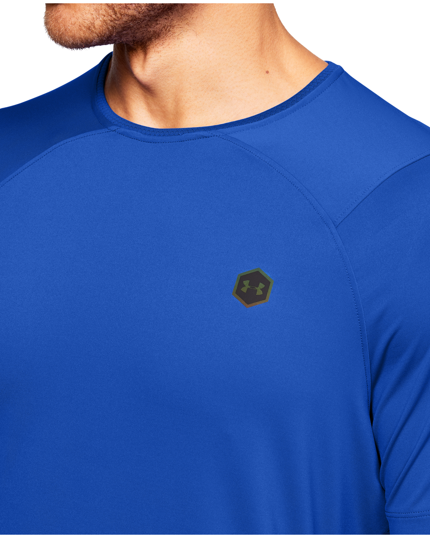 Men's UA RUSH™ HeatGear® Fitted Short Sleeve