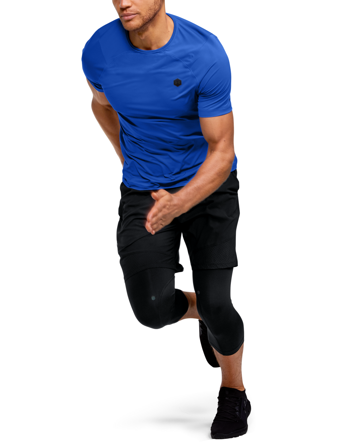 Men's UA RUSH™ HeatGear® Fitted Short Sleeve