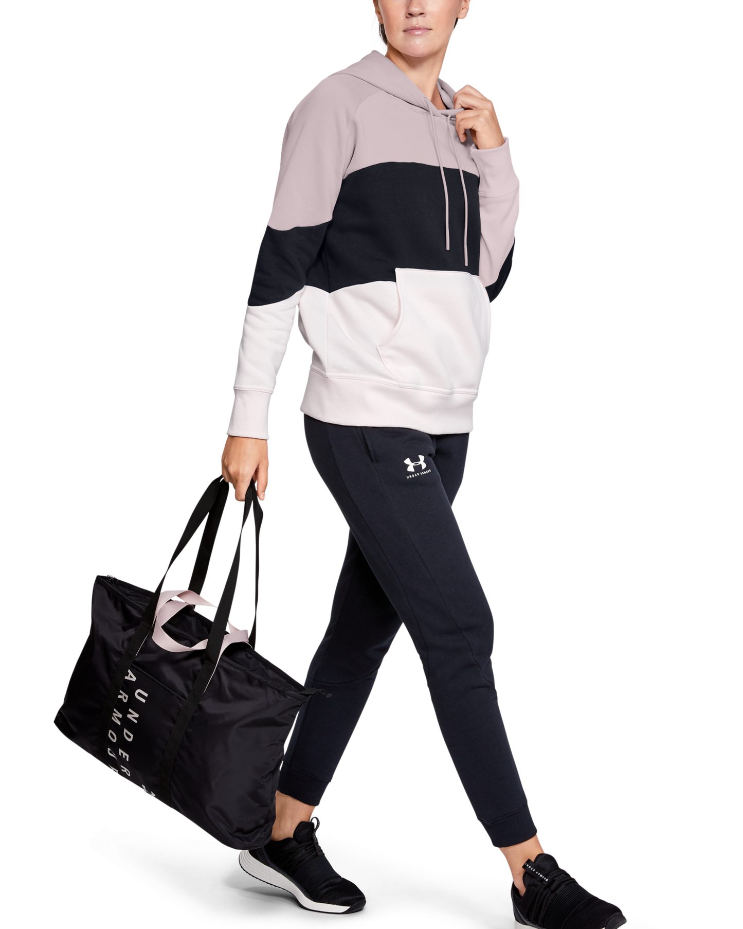 Women's UA Rival Fleece Color Block Hoodie