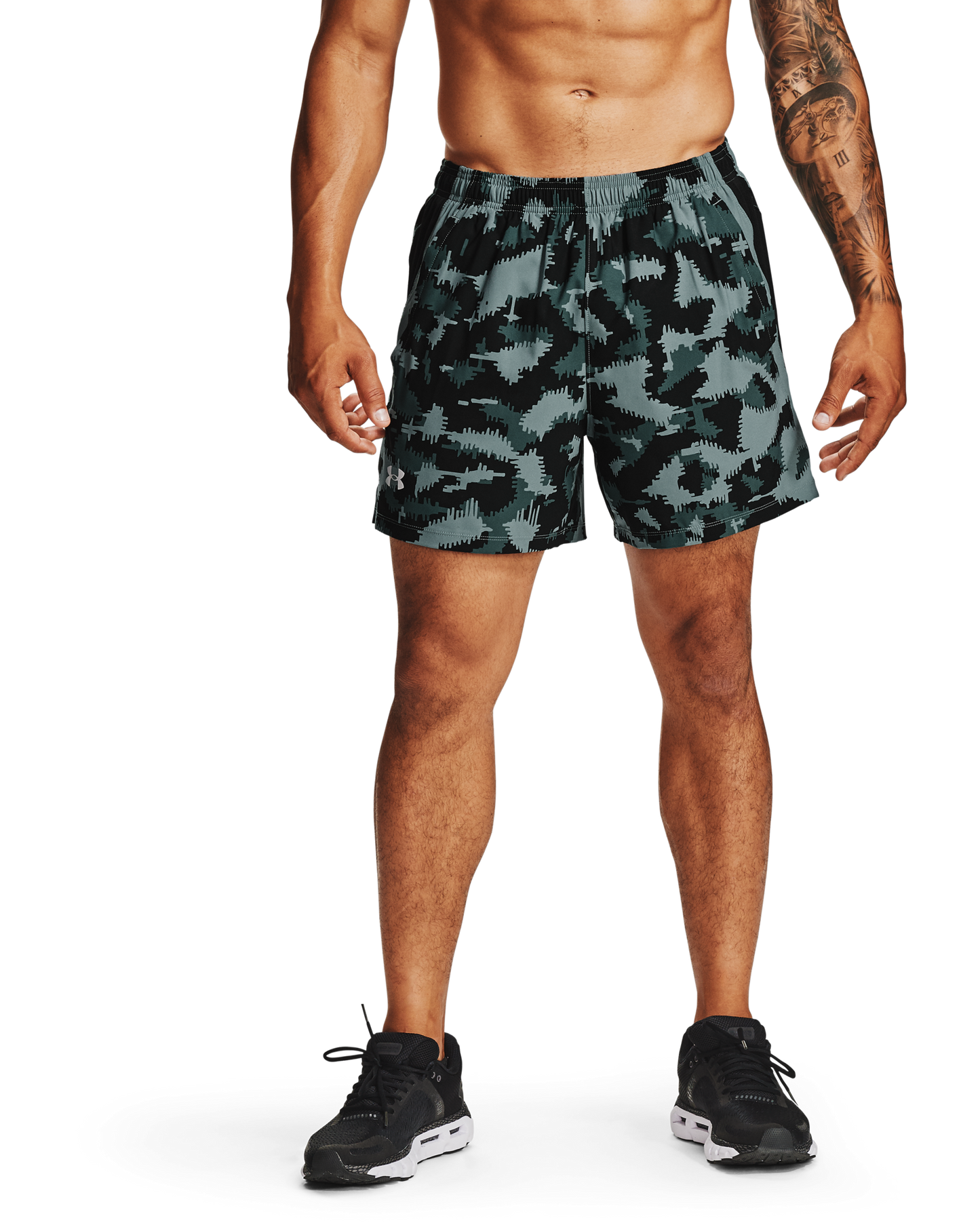 Men's UA Launch SW 5 Inch Camo Shorts