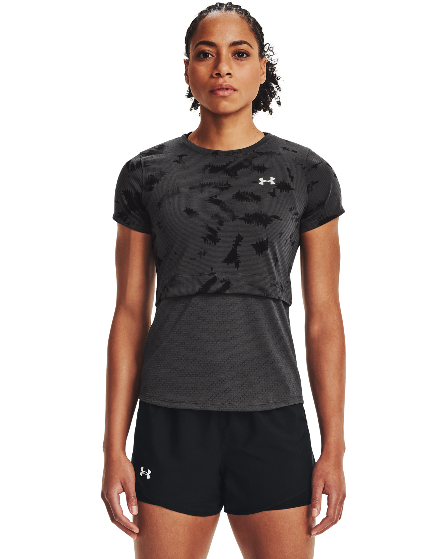 Women's UA Streaker 2.0 Inverse Short Sleeve Shirt