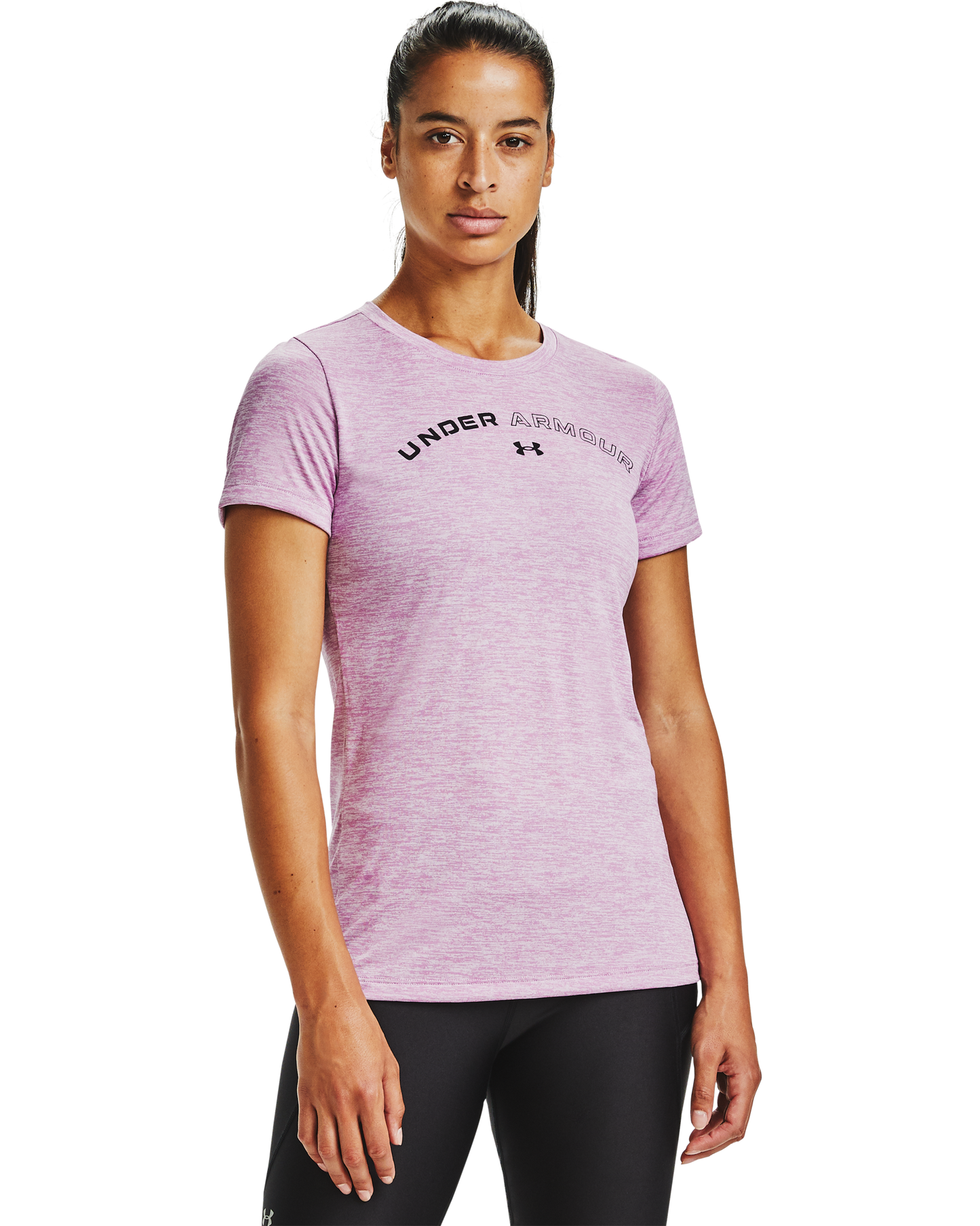 Women's UA Tech™ Twist Graphic LU Short Sleeve