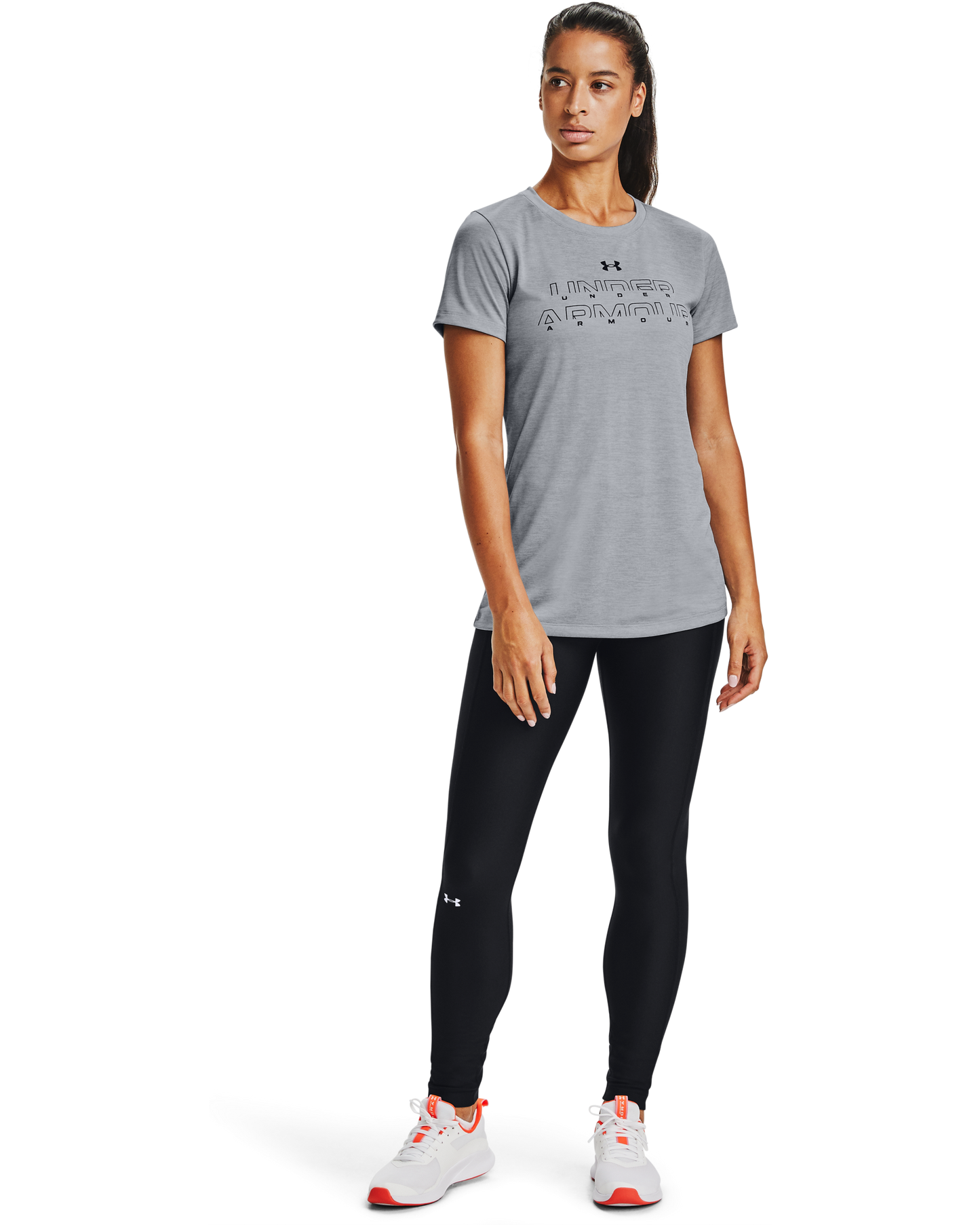 Women's UA Tech™ Twist Graphic Wordmark Short Sleeve Shirt